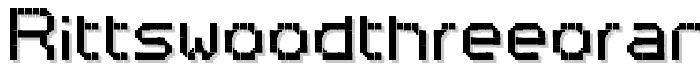 RittswoodThreeOranges Regular font